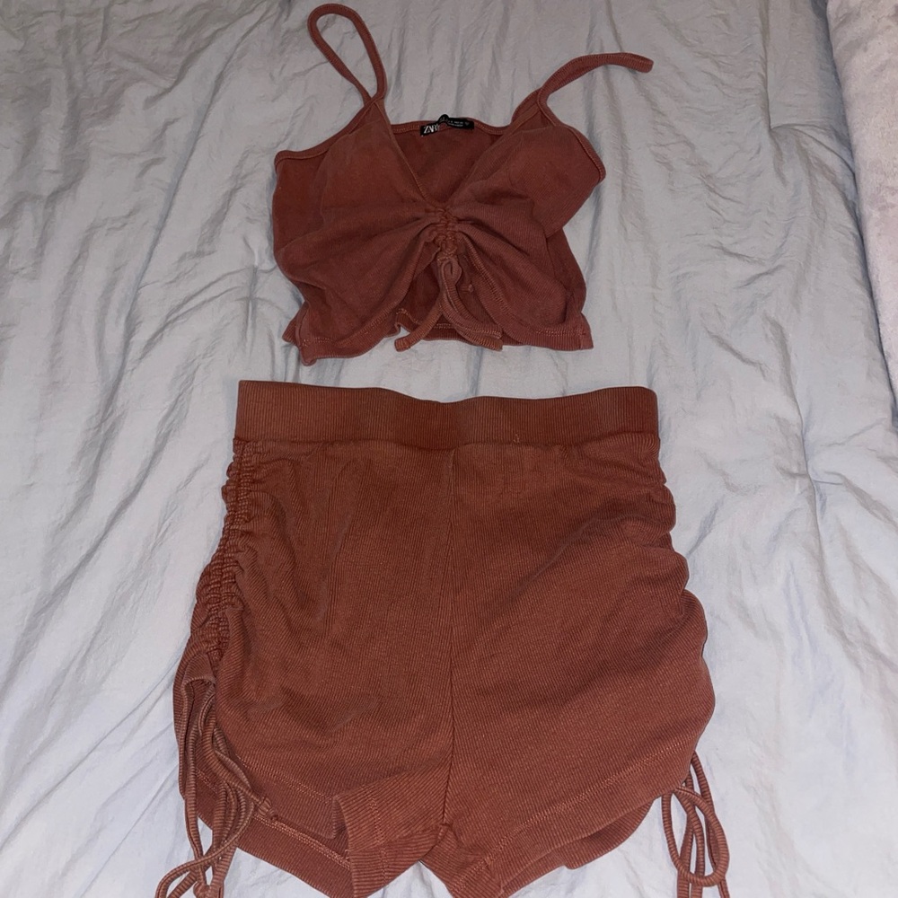 Zara Tank Top and Shorts Set